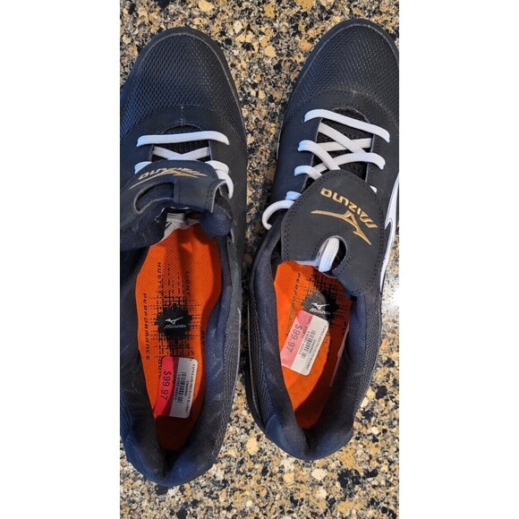 Mizuno Men’s 9-Spike Advanced Mizuno Pro Elite Baseball Cleats Black - Size 15 - Picture 13 of 14